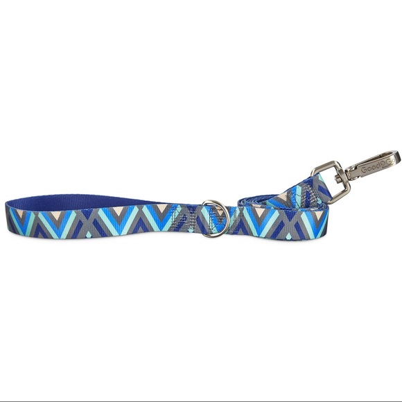 Good2Go Blue Chevron Dog Leash, 6' (One Size) NWT - Picture 4 of 4